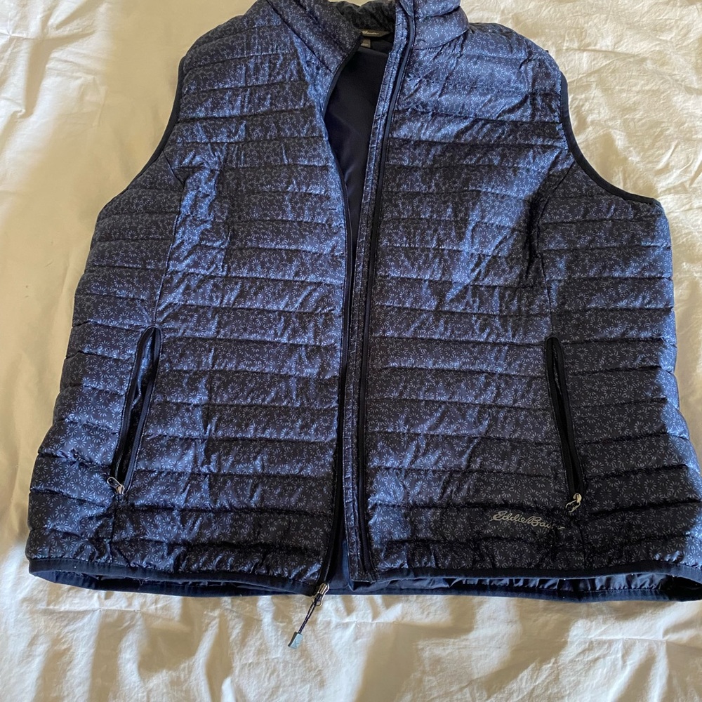 Eddie Bauer womens “XXL” flower vest.